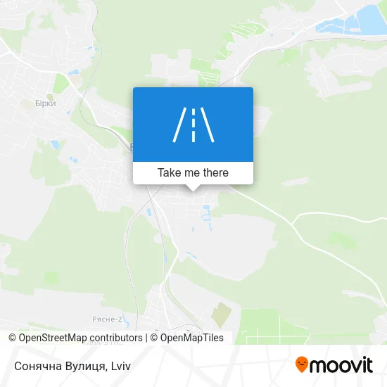 Сонячна Вулиця map