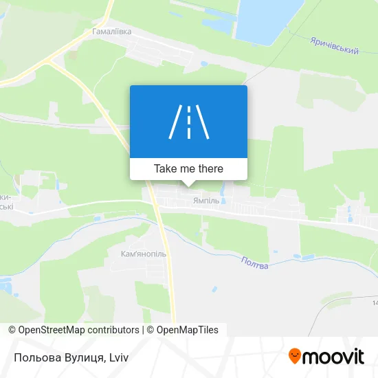 Польова Вулиця map