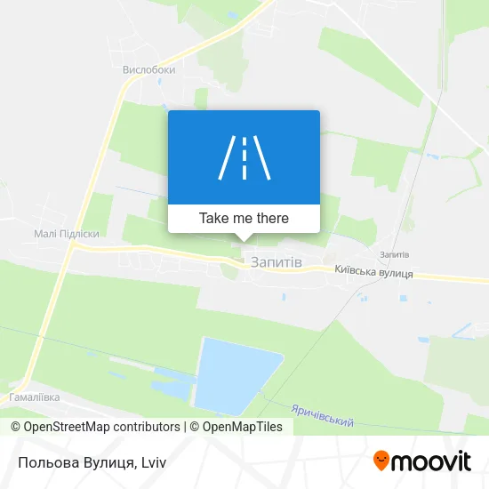 Польова Вулиця map