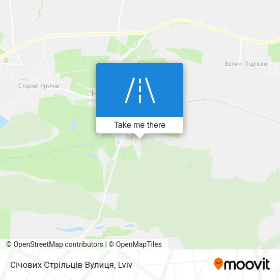 Карта Січових Стрільців Вулиця
