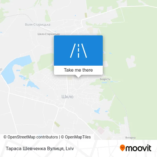 Тараса Шевченка Вулиця map