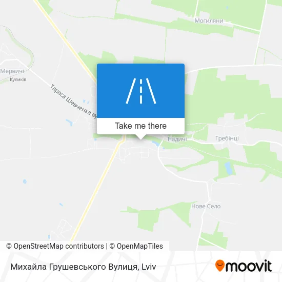 Михайла Грушевського Вулиця map