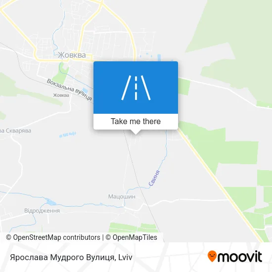 Карта Ярослава Мудрого Вулиця