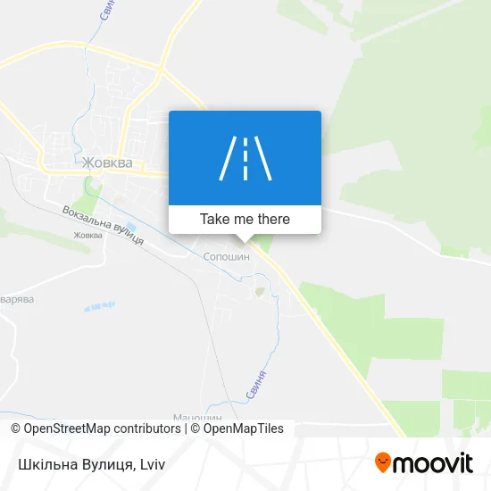 Карта Шкільна Вулиця