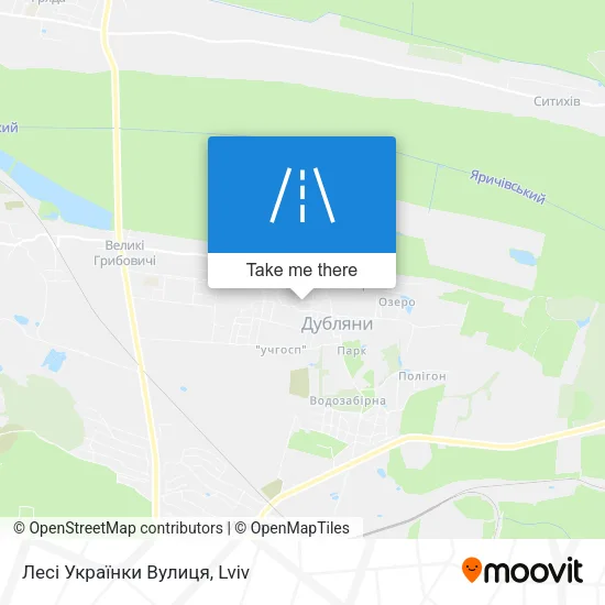Лесі Українки Вулиця map