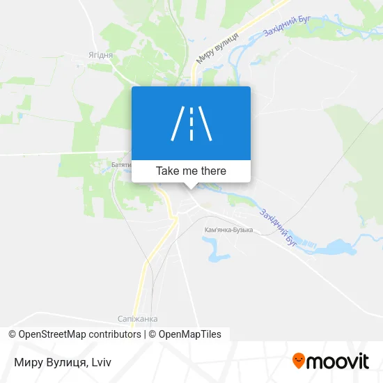 Миру Вулиця map