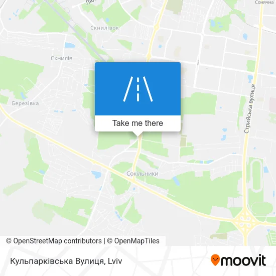 Кульпарківська Вулиця map