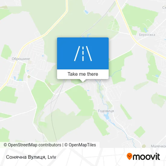 Сонячна Вулиця map