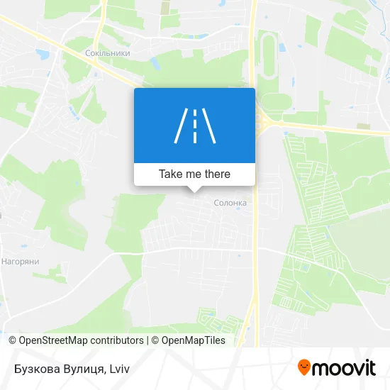 Бузкова Вулиця map