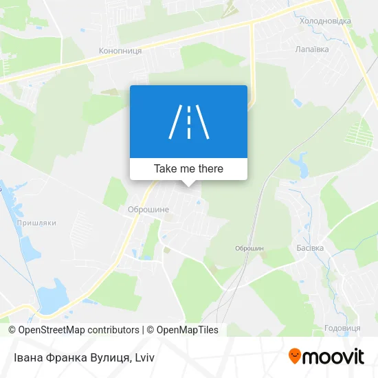 Івана Франка Вулиця map