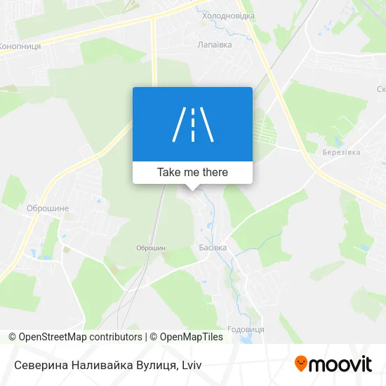 Северина Наливайка Вулиця map