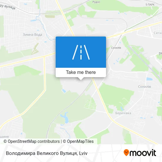 Володимира Великого Вулиця map