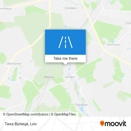 Тиха Вулиця map