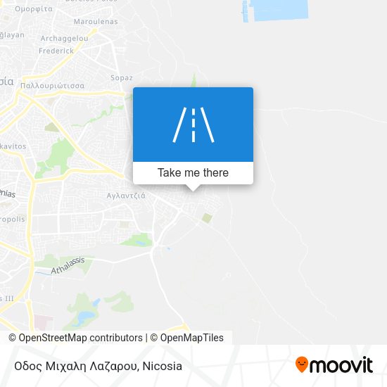 Οδος Μιχαλη Λαζαρου map