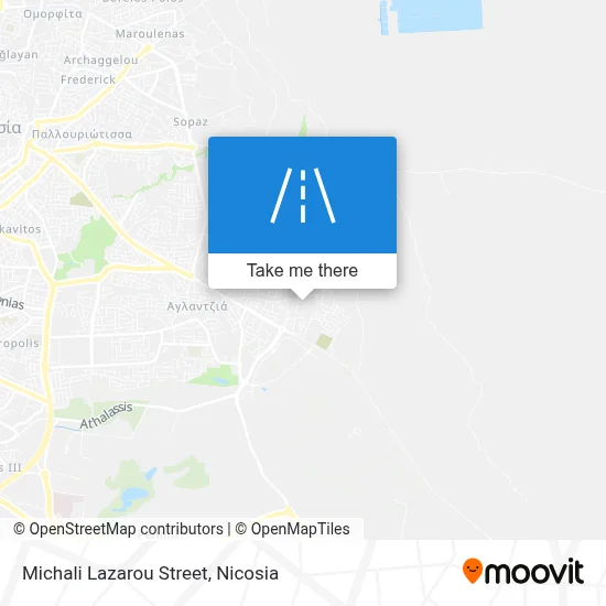 Οδος Μιχαλη Λαζαρου map