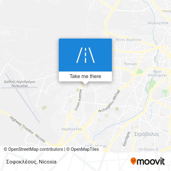 Σοφοκλέους map