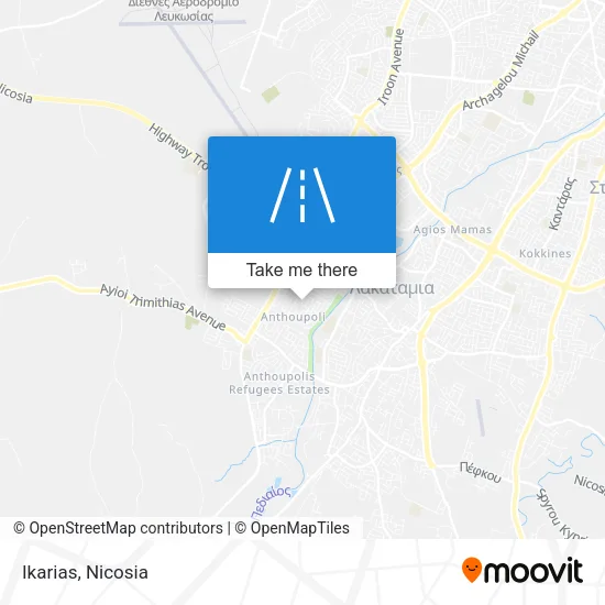 Ikarias map