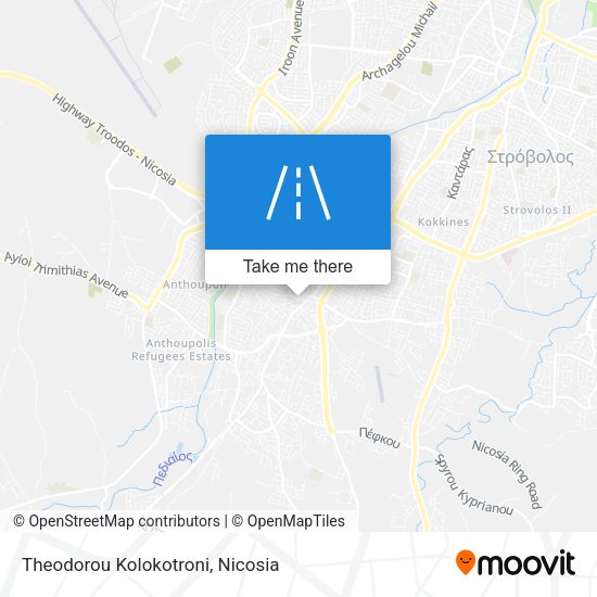 Theodorou Kolokotroni map