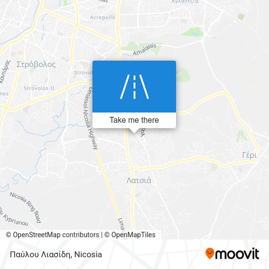 Παύλου Λιασίδη map