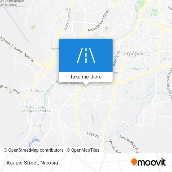 Agapis Street map