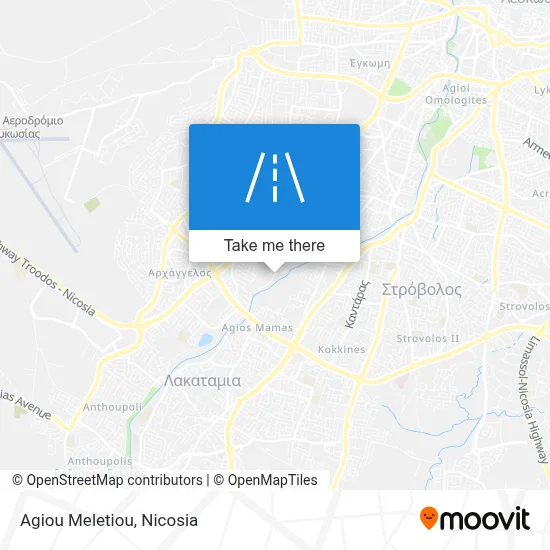 Agiou Meletiou map
