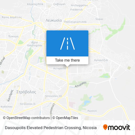 Dasoupolis Elevated Pedestrian Crossing map