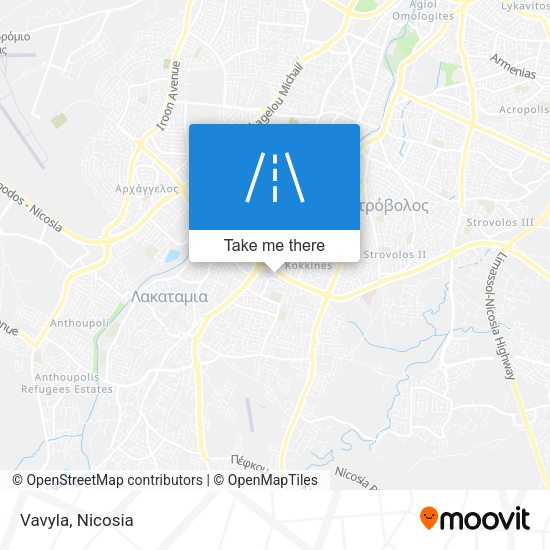 Vavyla map