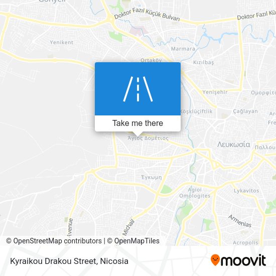 Kyraikou Drakou Street map