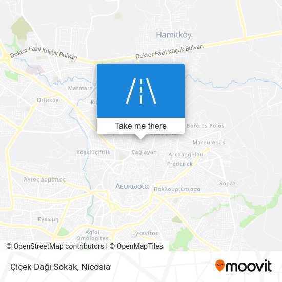 Çiçek Dağı Sokak map