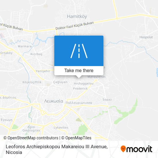Leoforos Archiepiskopou Makareiou III Avenue map