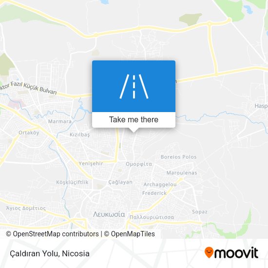 Çaldıran Yolu map
