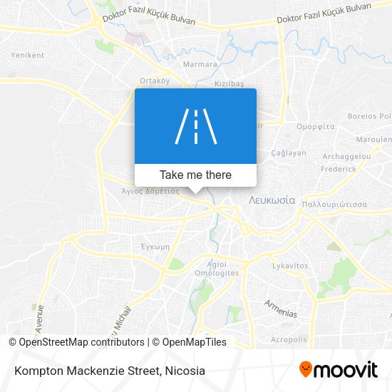 Kompton Mackenzie Street map