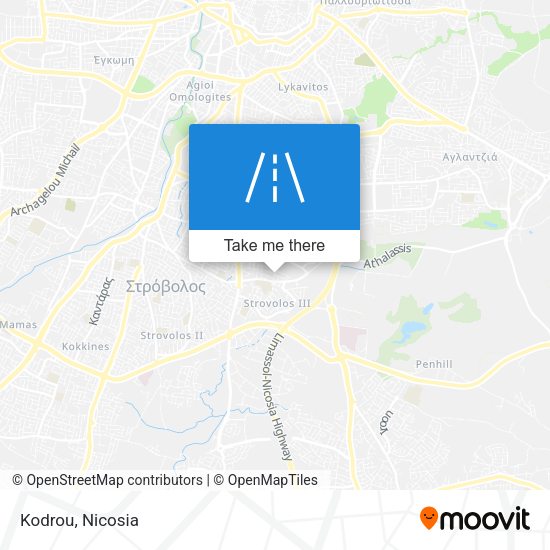 Kodrou map