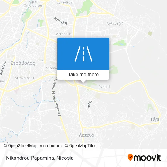 Nikandrou Papamina map
