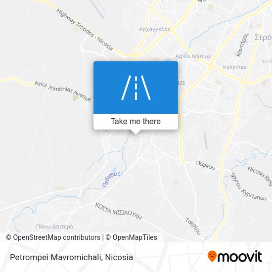 Petrompei Mavromichali map