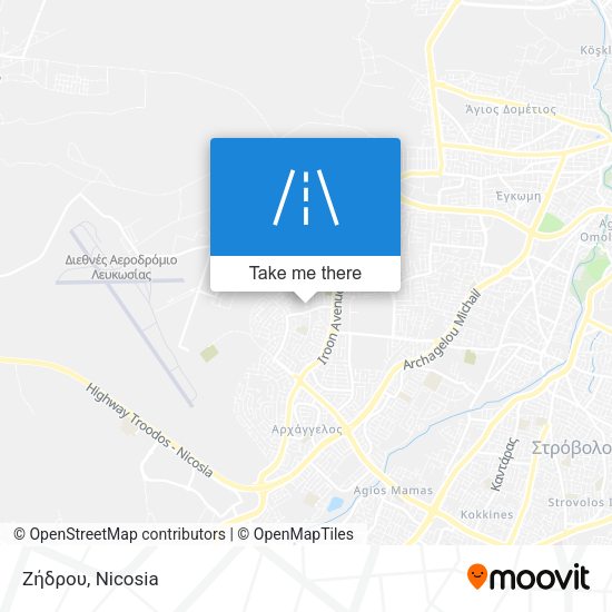 Ζήδρου map