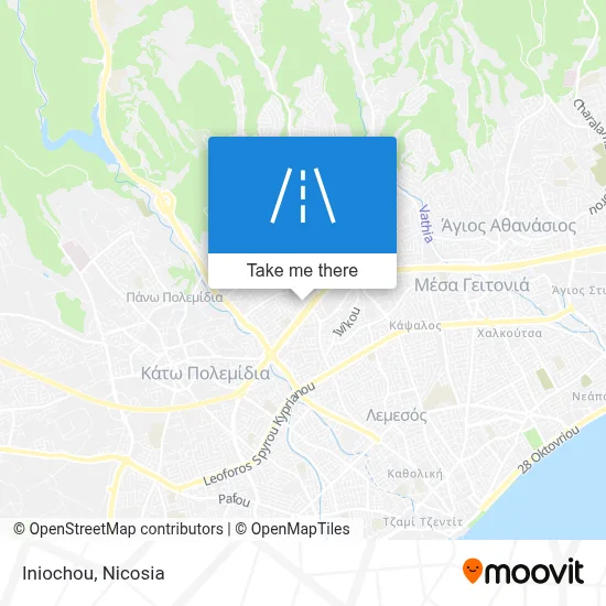 Iniochou map