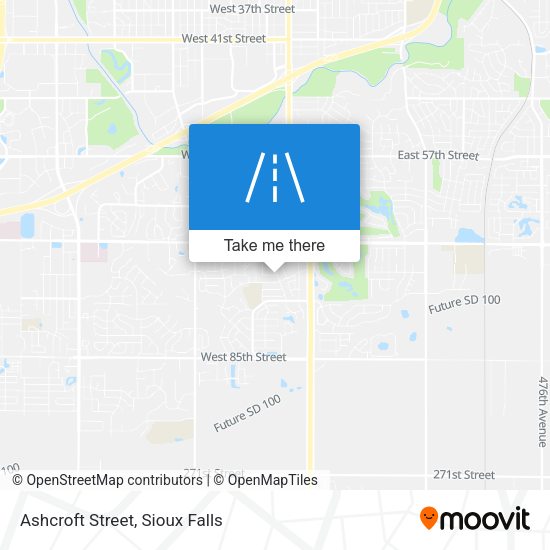 Ashcroft Street map