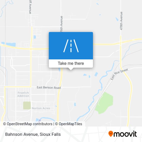 Bahnson Avenue map