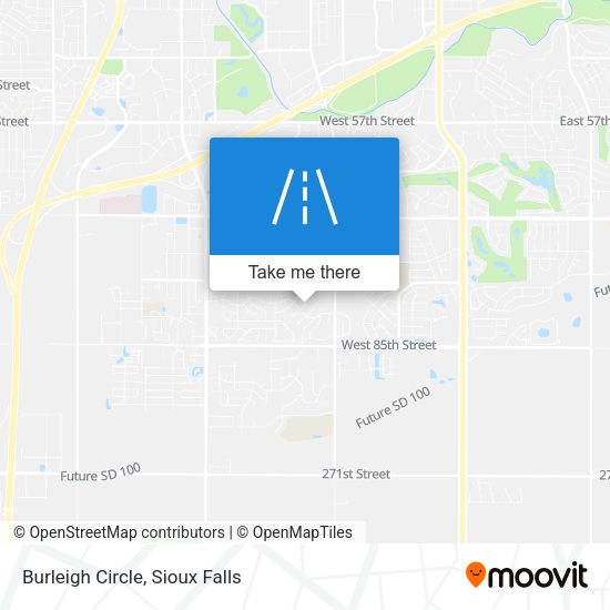 Burleigh Circle map