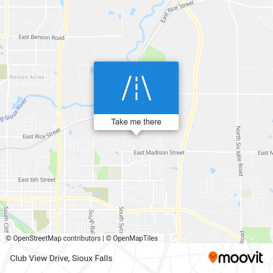 Mapa de Club View Drive