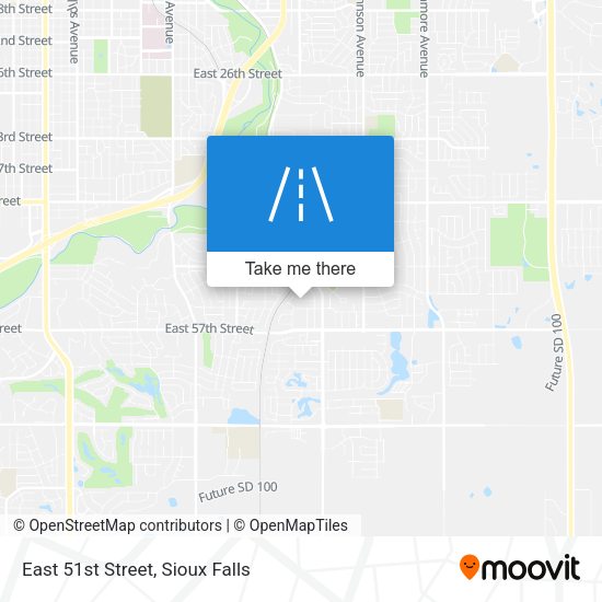 East 51st Street map