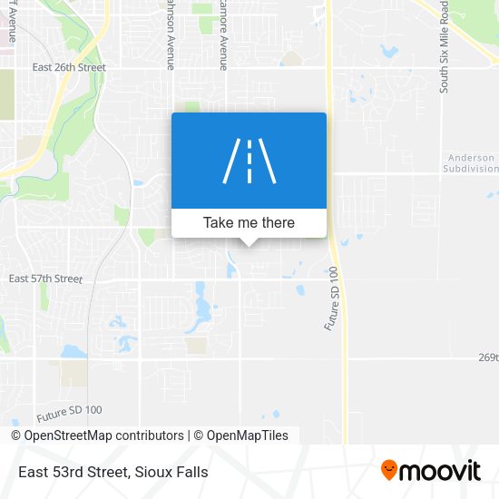 Mapa de East 53rd Street