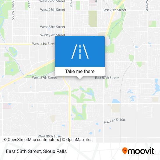 Mapa de East 58th Street
