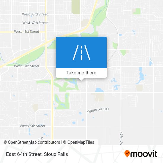 Mapa de East 64th Street