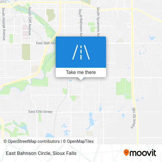 East Bahnson Circle map