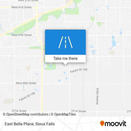 East Bella Place map