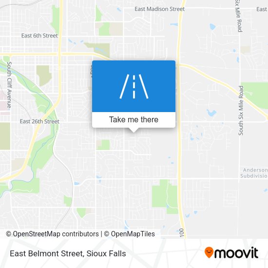 East Belmont Street map