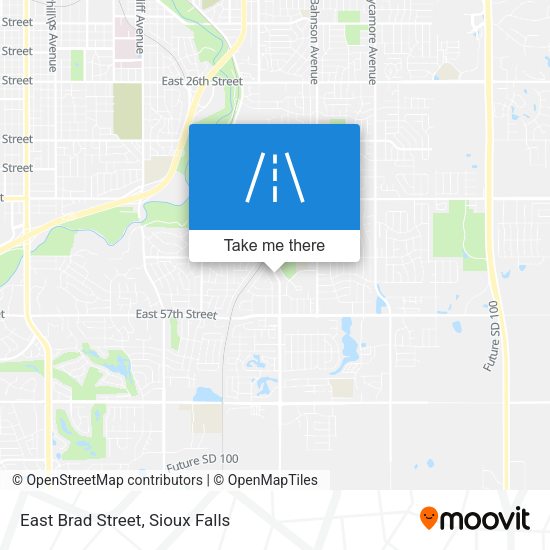 Mapa de East Brad Street
