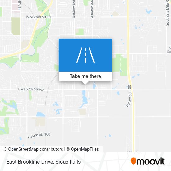 East Brookline Drive map